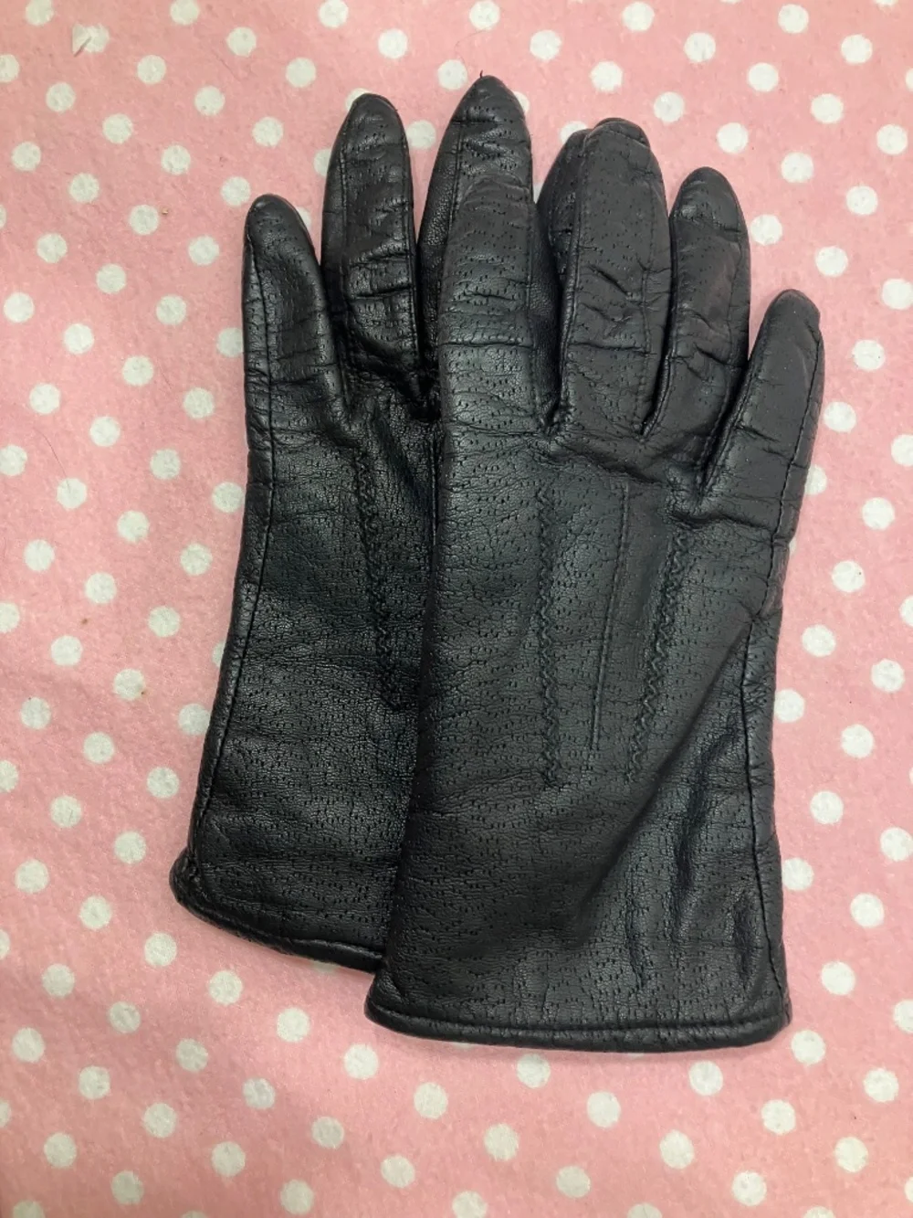 Vintage Fownes Leather gloves 7 1/2